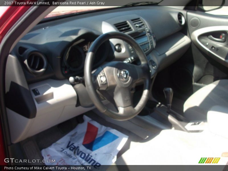 Barcelona Red Pearl / Ash Gray 2007 Toyota RAV4 Limited