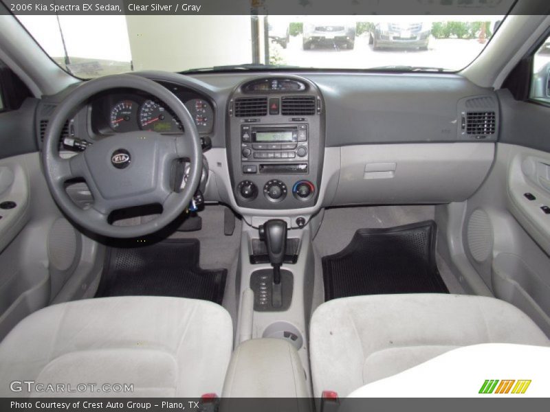 Clear Silver / Gray 2006 Kia Spectra EX Sedan