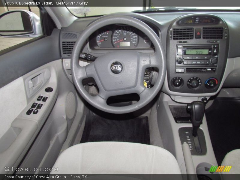 Clear Silver / Gray 2006 Kia Spectra EX Sedan