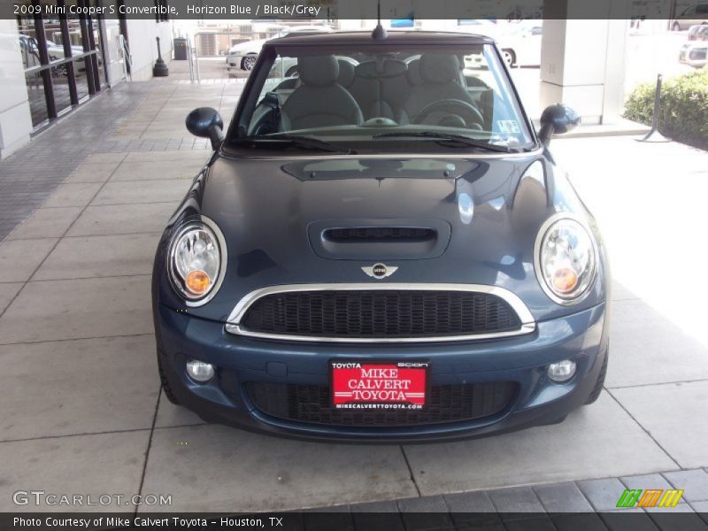 Horizon Blue / Black/Grey 2009 Mini Cooper S Convertible