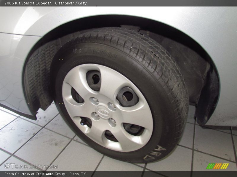 Clear Silver / Gray 2006 Kia Spectra EX Sedan