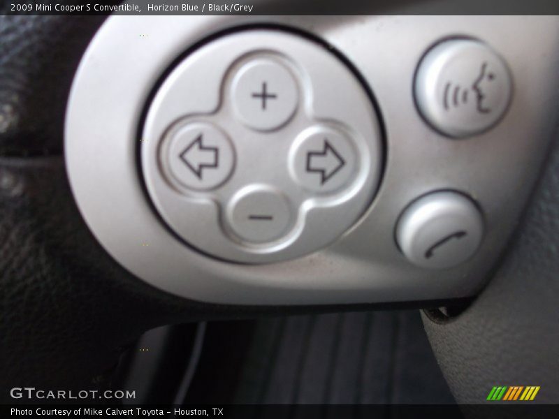Horizon Blue / Black/Grey 2009 Mini Cooper S Convertible