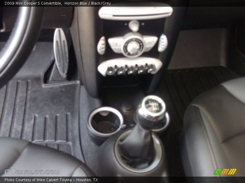 Horizon Blue / Black/Grey 2009 Mini Cooper S Convertible