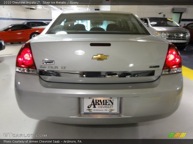 Silver Ice Metallic / Ebony 2010 Chevrolet Impala LT