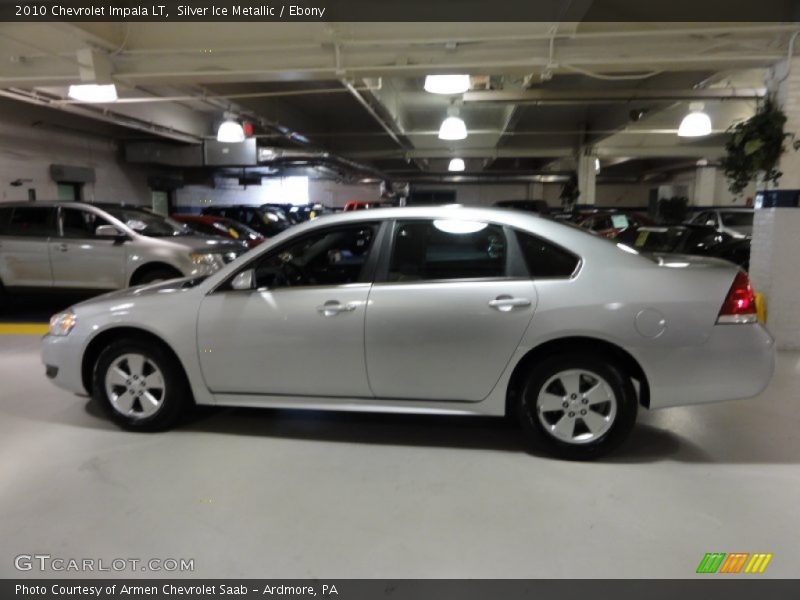 Silver Ice Metallic / Ebony 2010 Chevrolet Impala LT