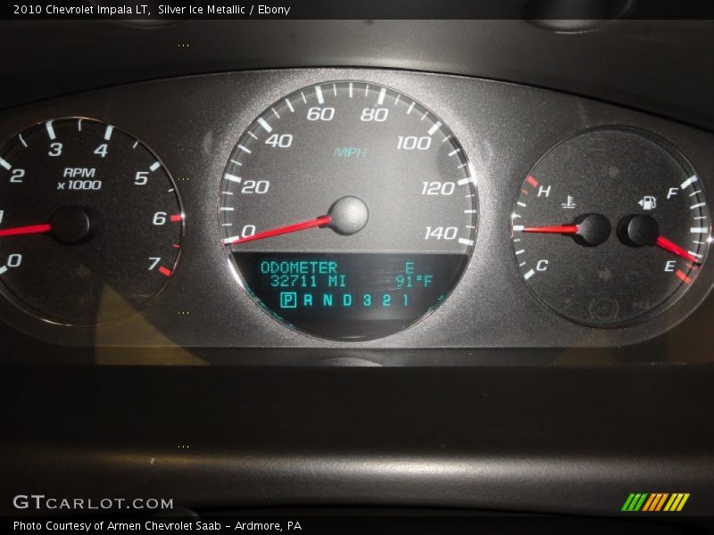 Silver Ice Metallic / Ebony 2010 Chevrolet Impala LT