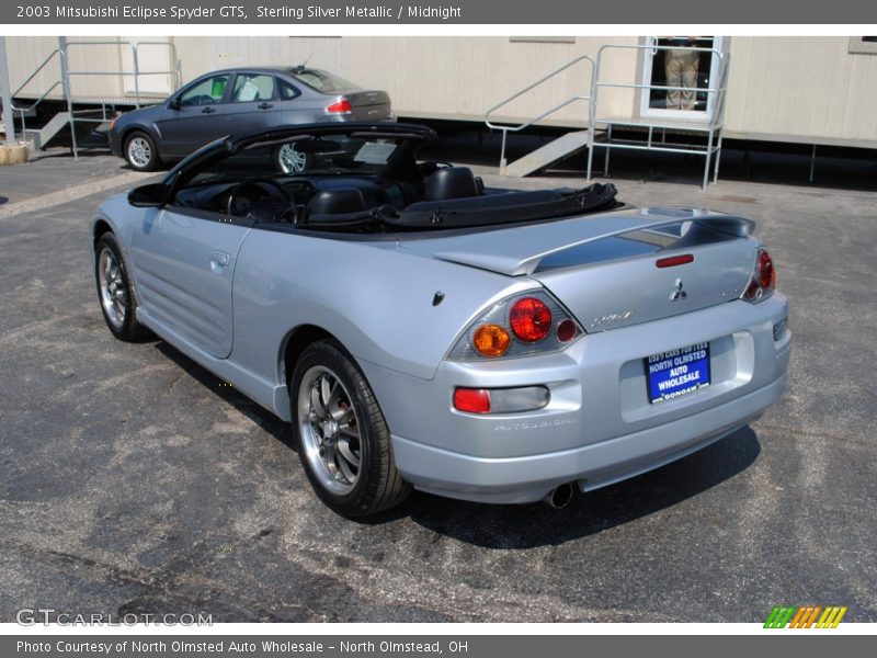 Sterling Silver Metallic / Midnight 2003 Mitsubishi Eclipse Spyder GTS