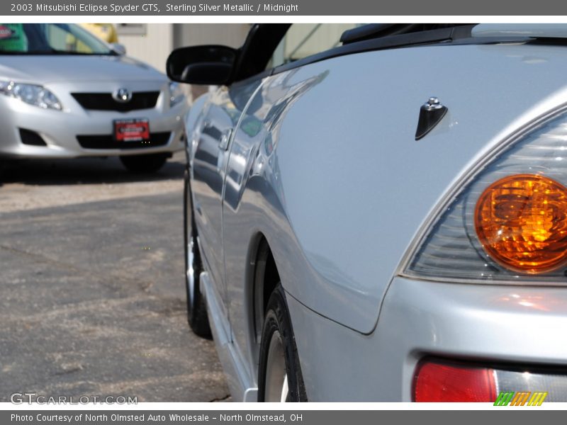 Sterling Silver Metallic / Midnight 2003 Mitsubishi Eclipse Spyder GTS