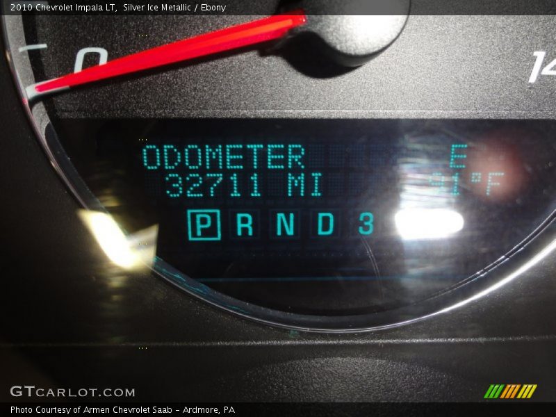 Silver Ice Metallic / Ebony 2010 Chevrolet Impala LT