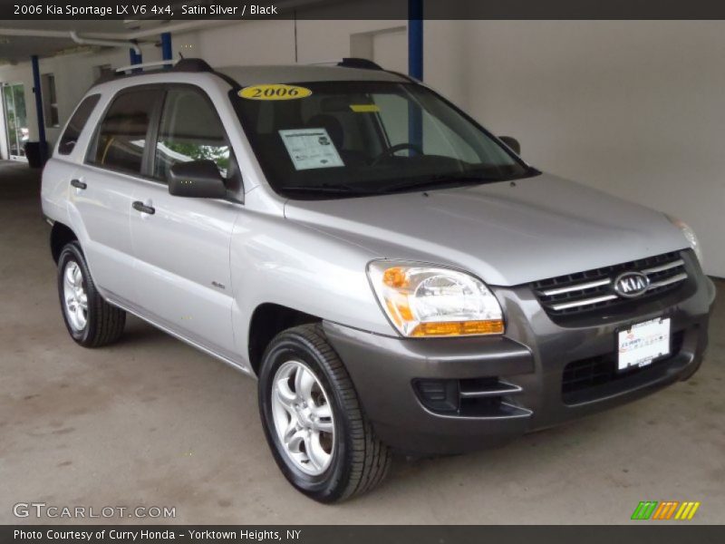 Satin Silver / Black 2006 Kia Sportage LX V6 4x4