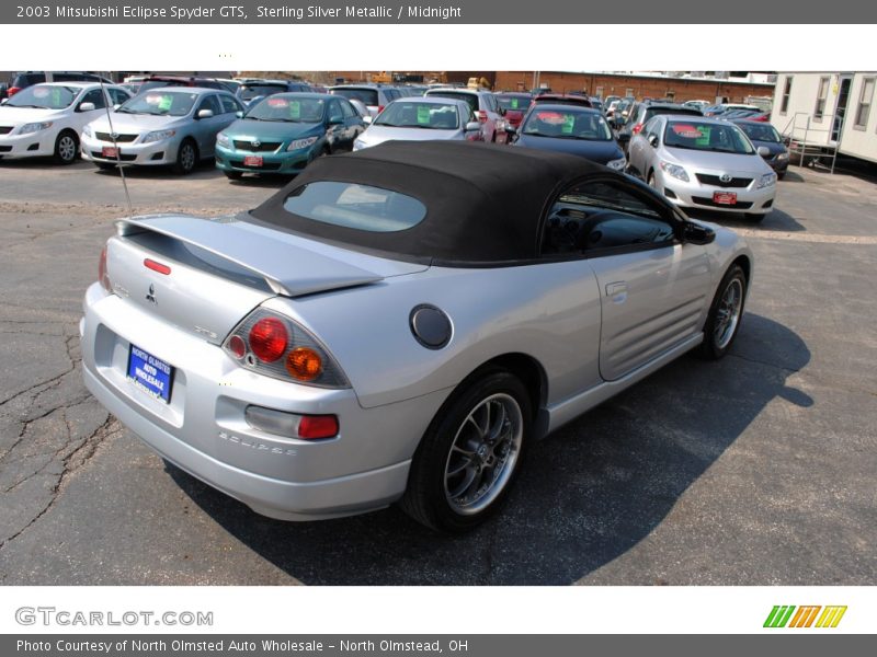 Sterling Silver Metallic / Midnight 2003 Mitsubishi Eclipse Spyder GTS