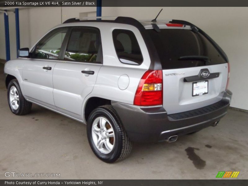Satin Silver / Black 2006 Kia Sportage LX V6 4x4
