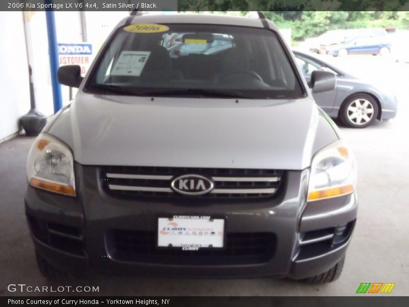 Satin Silver / Black 2006 Kia Sportage LX V6 4x4