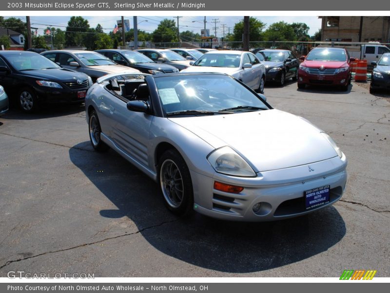 Sterling Silver Metallic / Midnight 2003 Mitsubishi Eclipse Spyder GTS