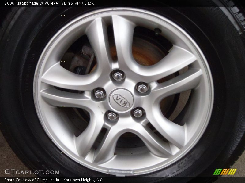 Satin Silver / Black 2006 Kia Sportage LX V6 4x4