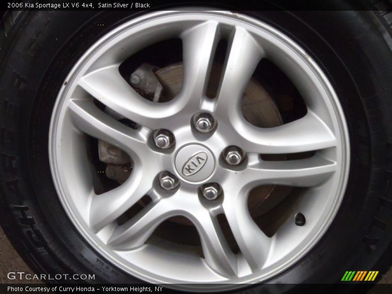 Satin Silver / Black 2006 Kia Sportage LX V6 4x4