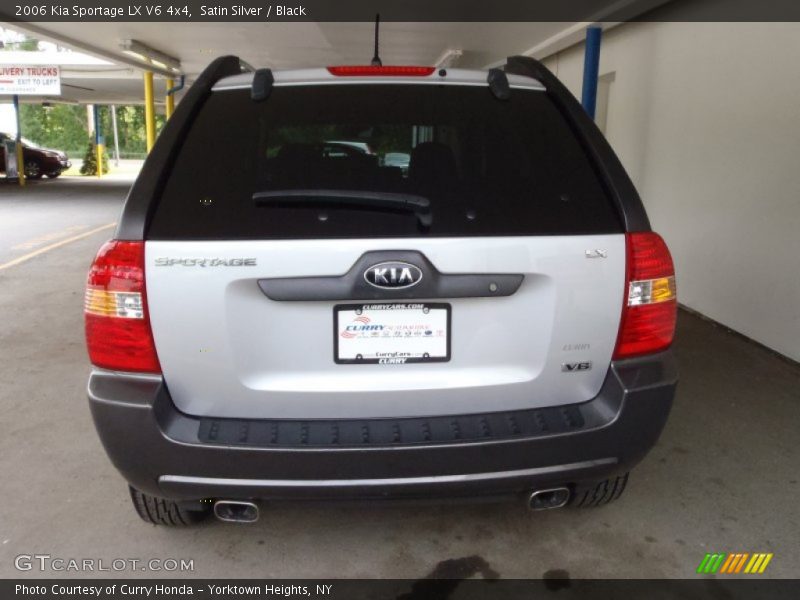 Satin Silver / Black 2006 Kia Sportage LX V6 4x4
