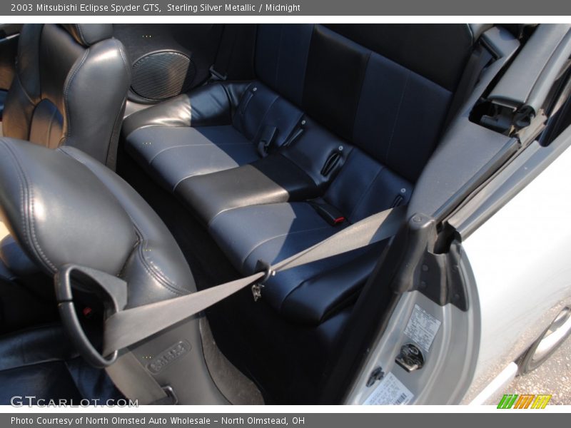 Sterling Silver Metallic / Midnight 2003 Mitsubishi Eclipse Spyder GTS