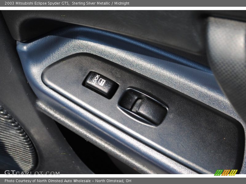 Sterling Silver Metallic / Midnight 2003 Mitsubishi Eclipse Spyder GTS