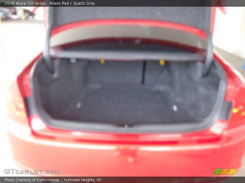 Milano Red / Quartz Gray 2008 Acura TSX Sedan