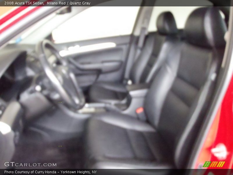 Milano Red / Quartz Gray 2008 Acura TSX Sedan