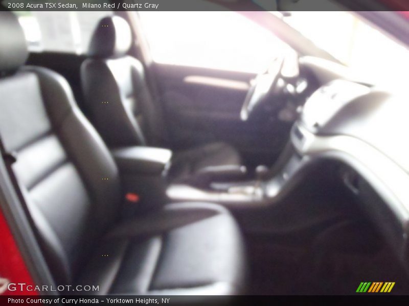 Milano Red / Quartz Gray 2008 Acura TSX Sedan