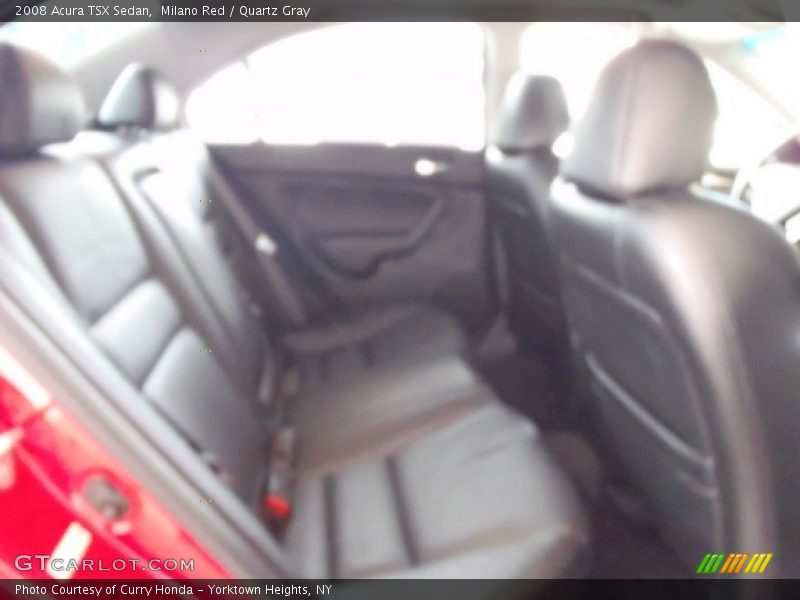 Milano Red / Quartz Gray 2008 Acura TSX Sedan