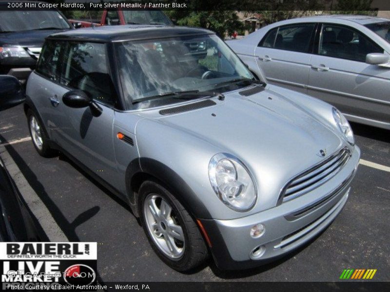 Pure Silver Metallic / Panther Black 2006 Mini Cooper Hardtop