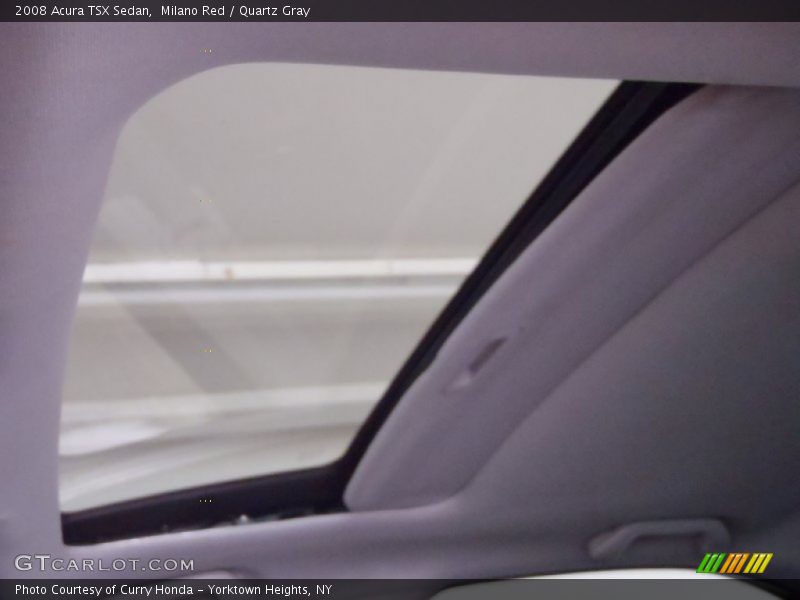 Milano Red / Quartz Gray 2008 Acura TSX Sedan