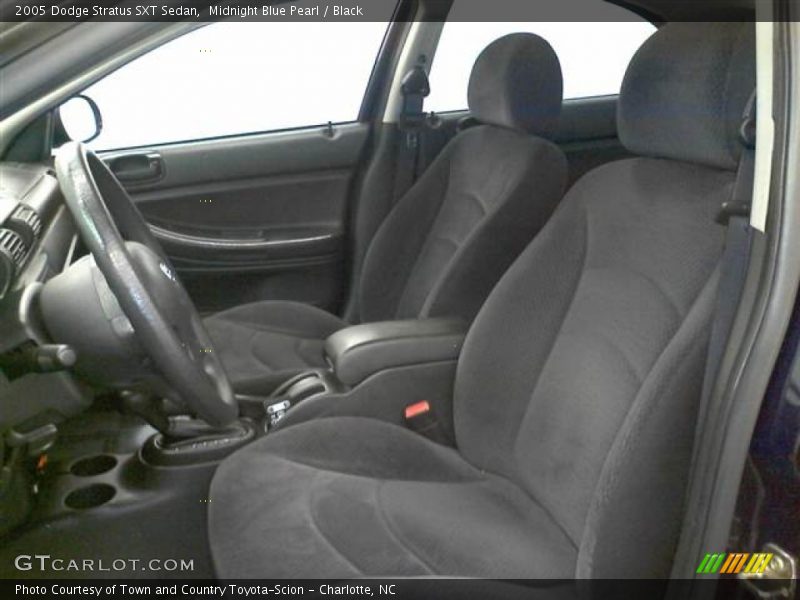 Midnight Blue Pearl / Black 2005 Dodge Stratus SXT Sedan