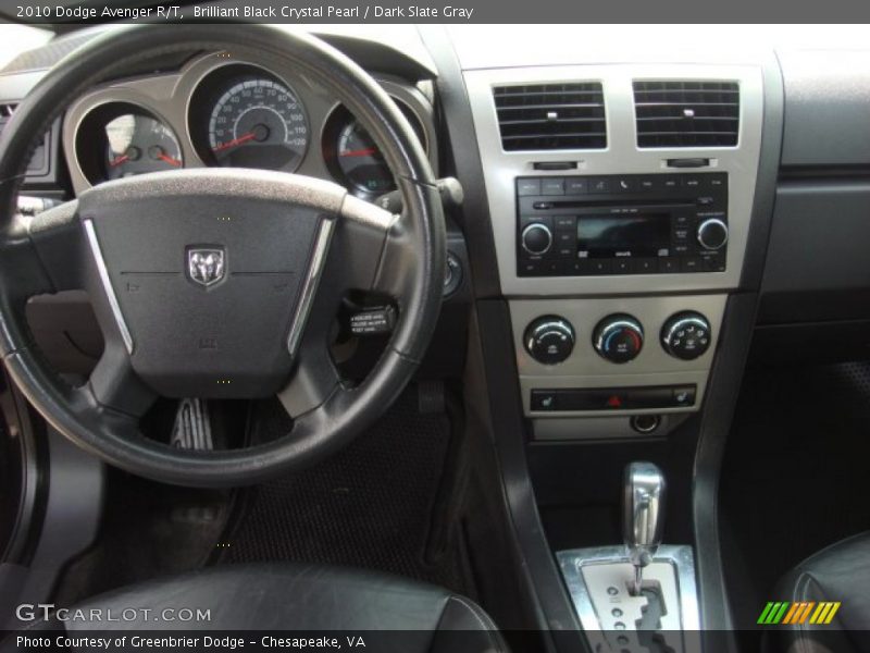 Brilliant Black Crystal Pearl / Dark Slate Gray 2010 Dodge Avenger R/T