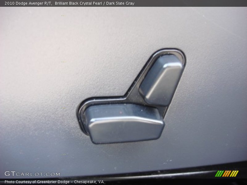 Brilliant Black Crystal Pearl / Dark Slate Gray 2010 Dodge Avenger R/T