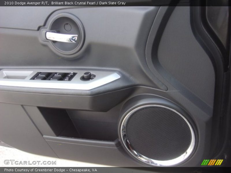 Brilliant Black Crystal Pearl / Dark Slate Gray 2010 Dodge Avenger R/T