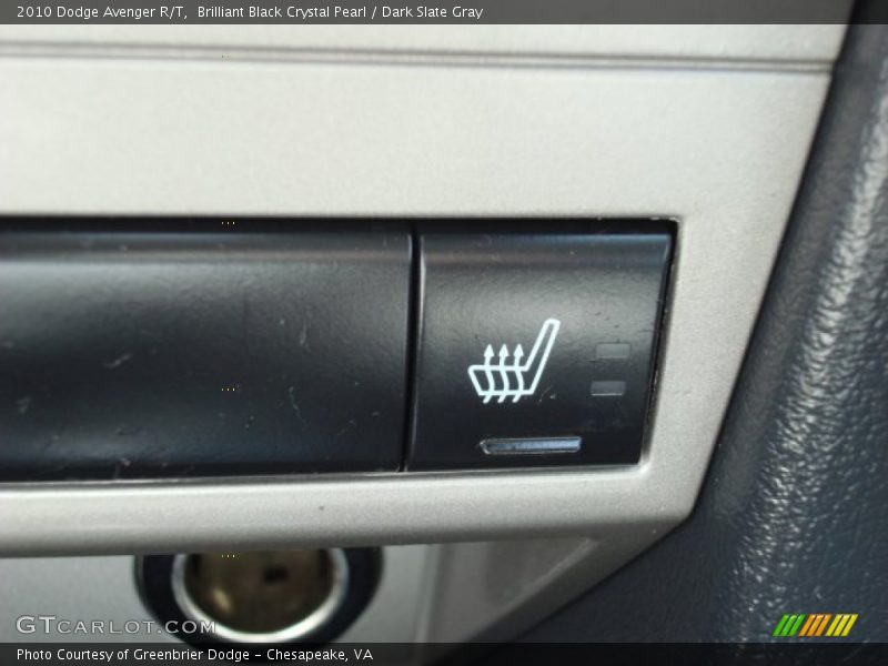 Brilliant Black Crystal Pearl / Dark Slate Gray 2010 Dodge Avenger R/T