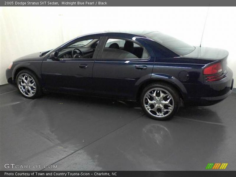 Midnight Blue Pearl / Black 2005 Dodge Stratus SXT Sedan