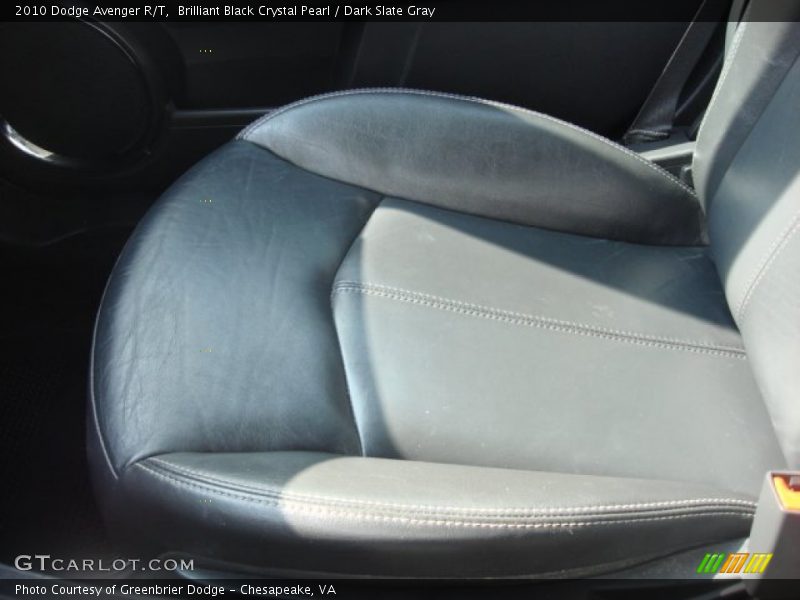 Brilliant Black Crystal Pearl / Dark Slate Gray 2010 Dodge Avenger R/T