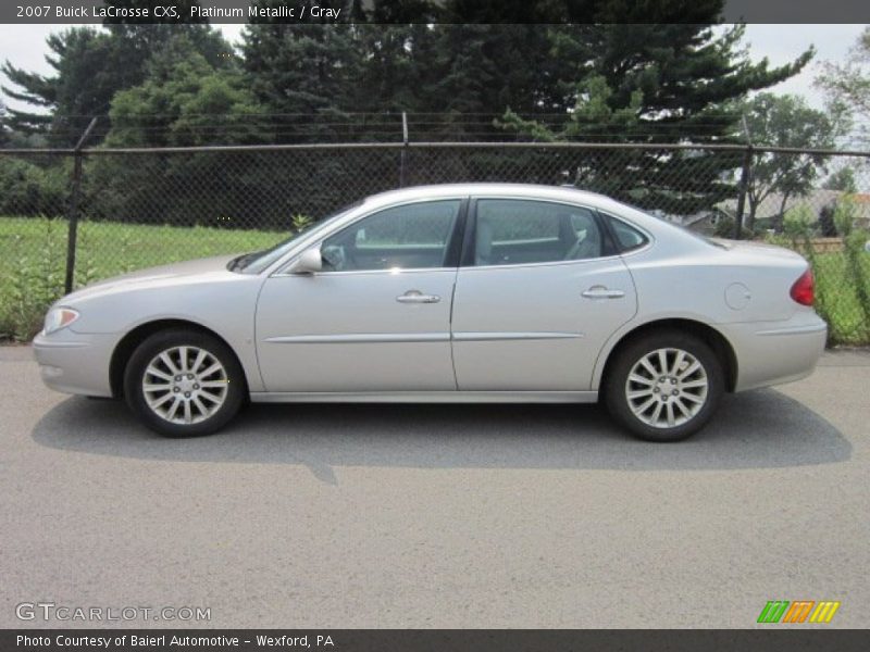 Platinum Metallic / Gray 2007 Buick LaCrosse CXS