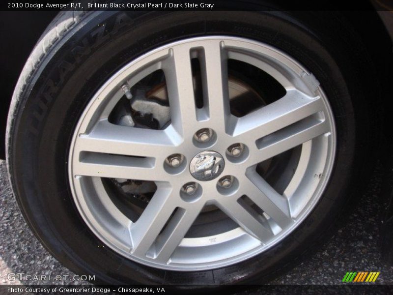 Brilliant Black Crystal Pearl / Dark Slate Gray 2010 Dodge Avenger R/T