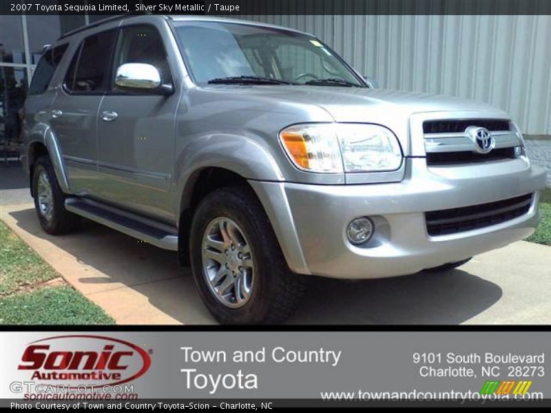 Silver Sky Metallic / Taupe 2007 Toyota Sequoia Limited