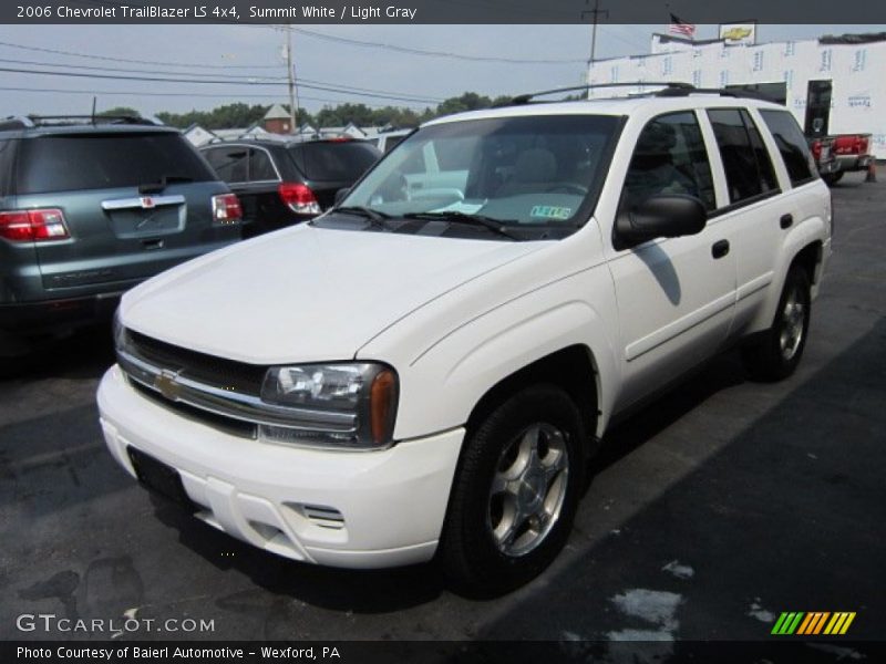 Summit White / Light Gray 2006 Chevrolet TrailBlazer LS 4x4