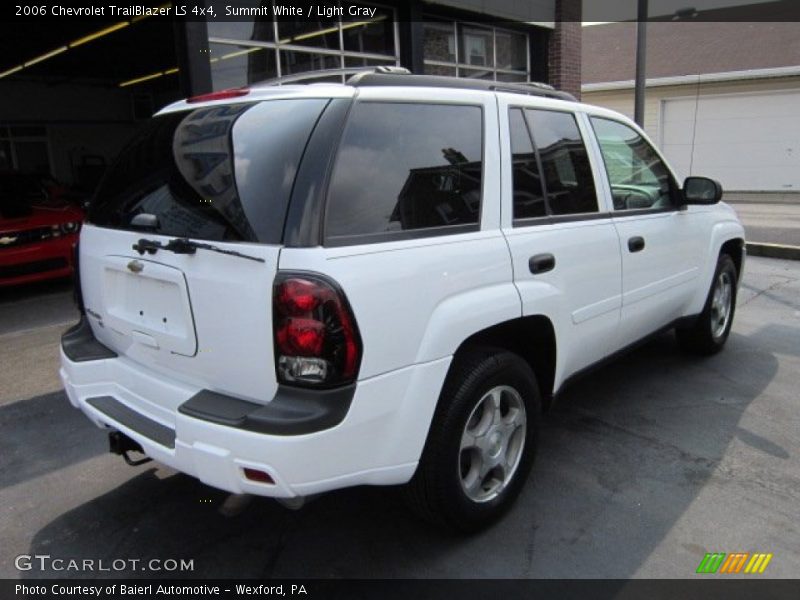Summit White / Light Gray 2006 Chevrolet TrailBlazer LS 4x4