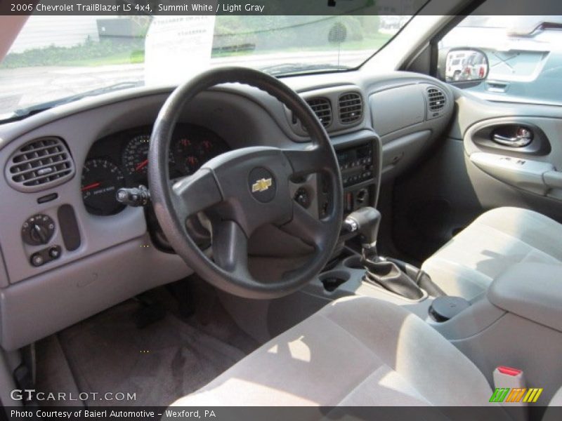 Summit White / Light Gray 2006 Chevrolet TrailBlazer LS 4x4