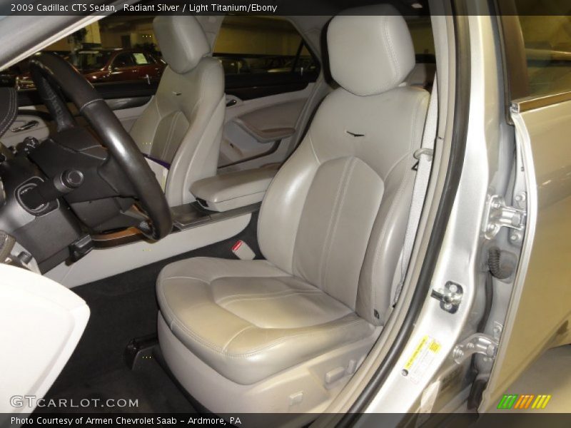 Radiant Silver / Light Titanium/Ebony 2009 Cadillac CTS Sedan