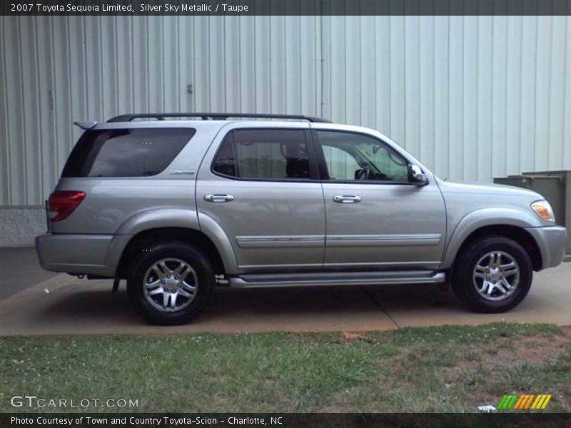 Silver Sky Metallic / Taupe 2007 Toyota Sequoia Limited
