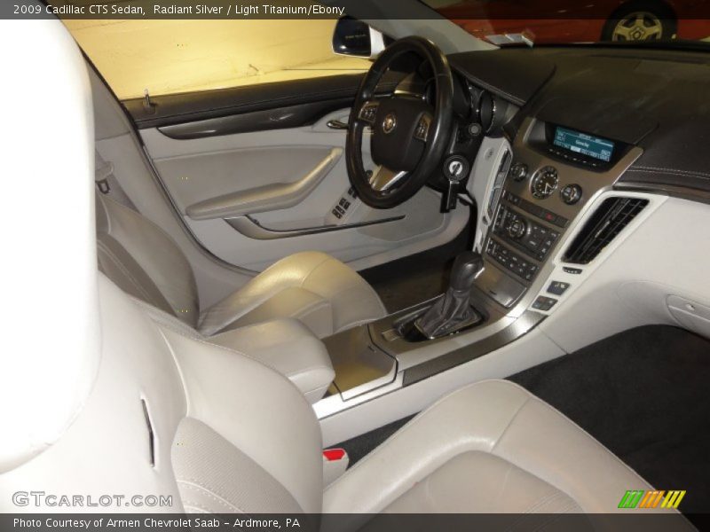 Radiant Silver / Light Titanium/Ebony 2009 Cadillac CTS Sedan