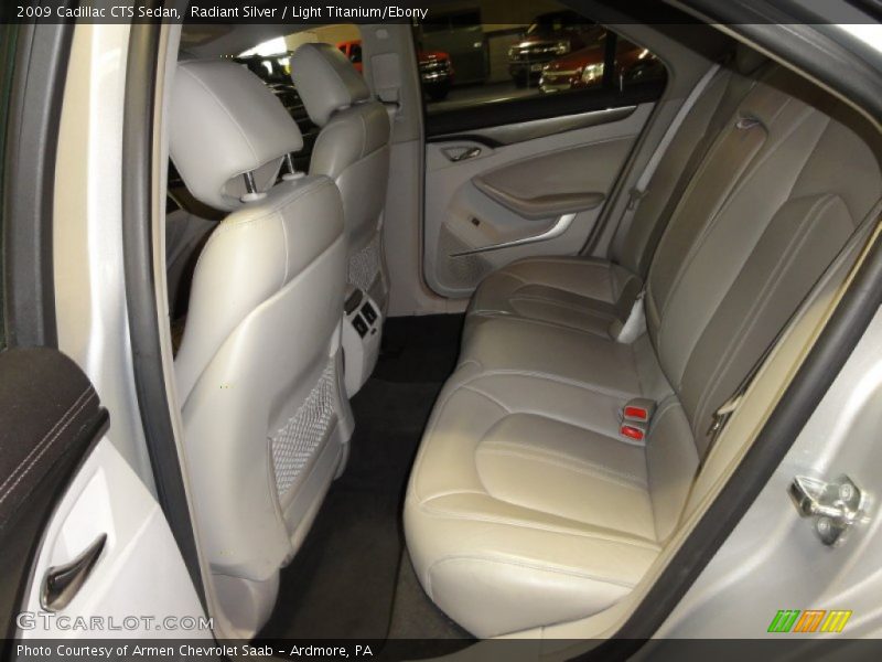 Radiant Silver / Light Titanium/Ebony 2009 Cadillac CTS Sedan