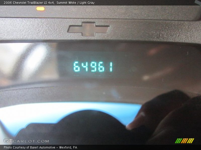 Summit White / Light Gray 2006 Chevrolet TrailBlazer LS 4x4