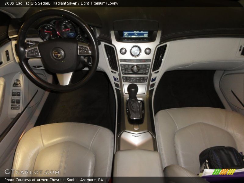 Radiant Silver / Light Titanium/Ebony 2009 Cadillac CTS Sedan