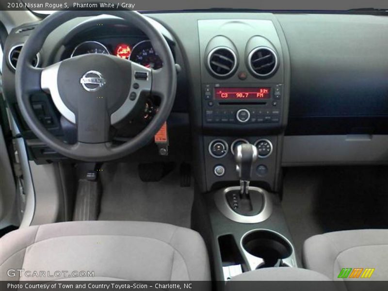 Phantom White / Gray 2010 Nissan Rogue S