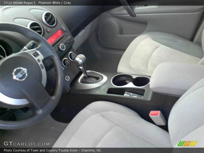Phantom White / Gray 2010 Nissan Rogue S